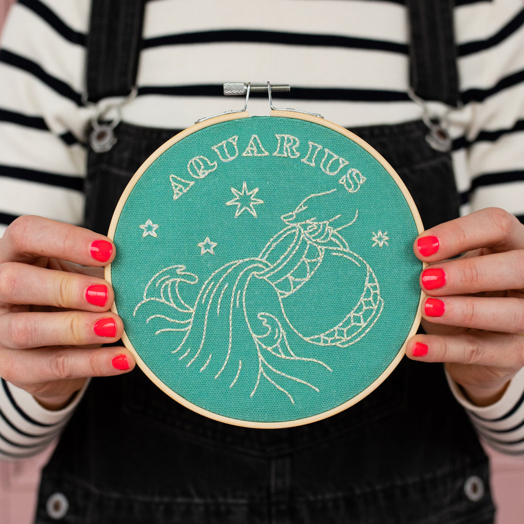 Aquarius Embroidery Hoop Kit