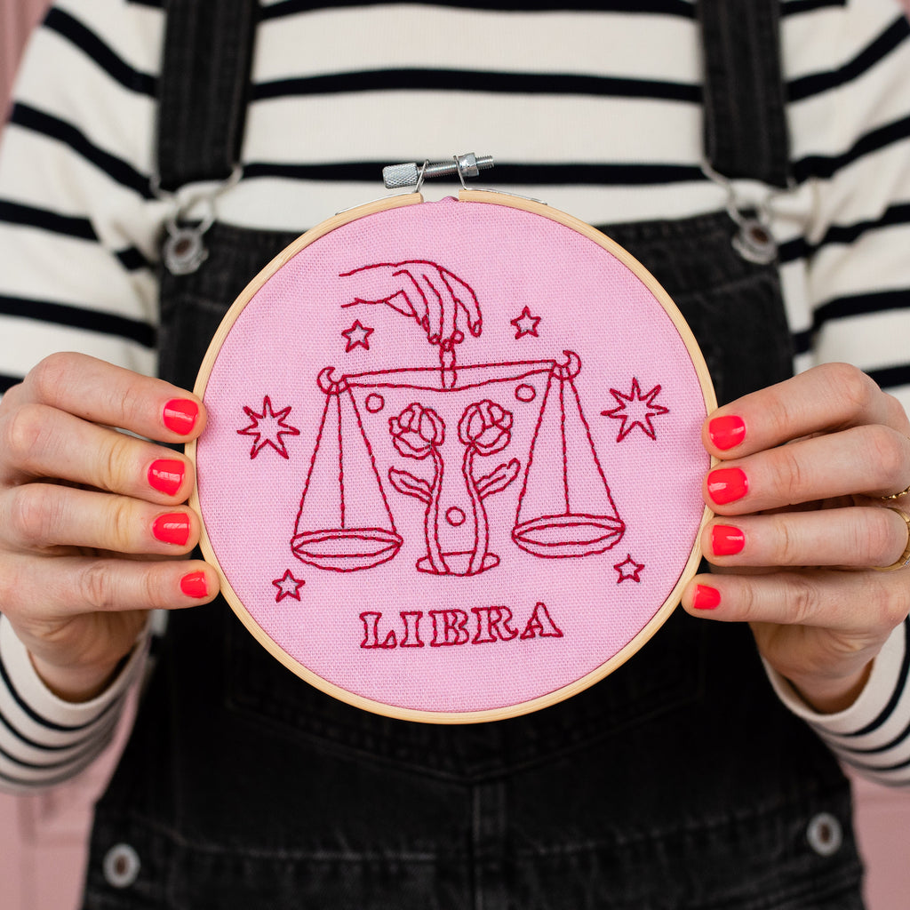 Libra Embroidery Hoop Kit