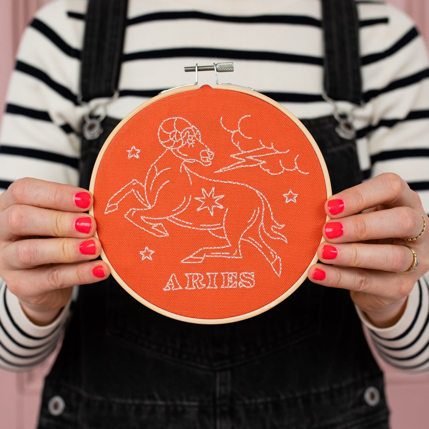 Aries Embroidery Hoop Kit