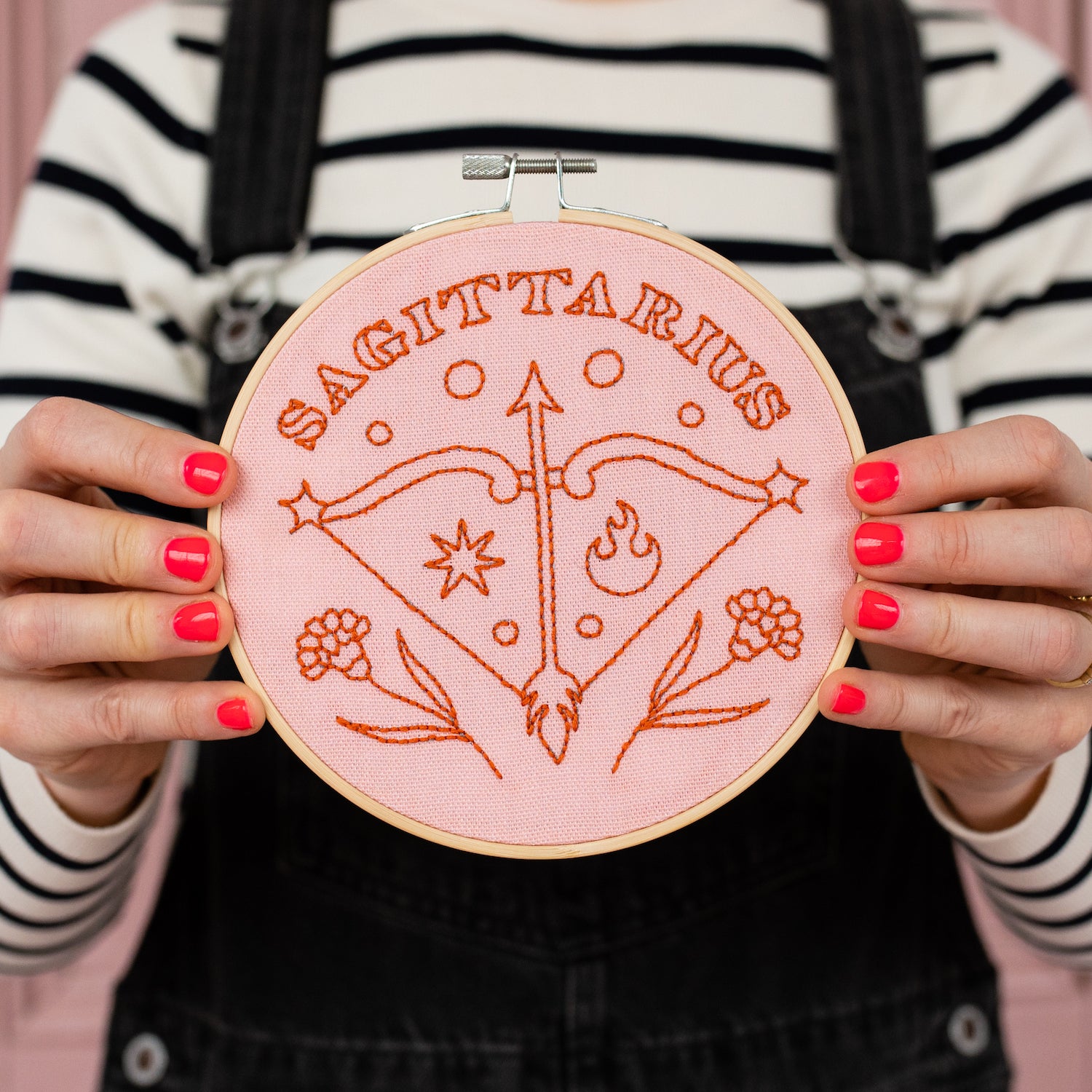 Sagittarius Embroidery Hoop Kit