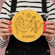 Load image into Gallery viewer, Virgo Embroidery Hoop Kit
