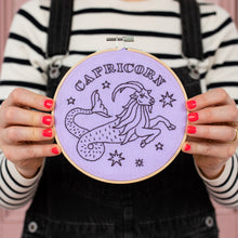 Load image into Gallery viewer, Capricorn Embroidery Hoop Kit