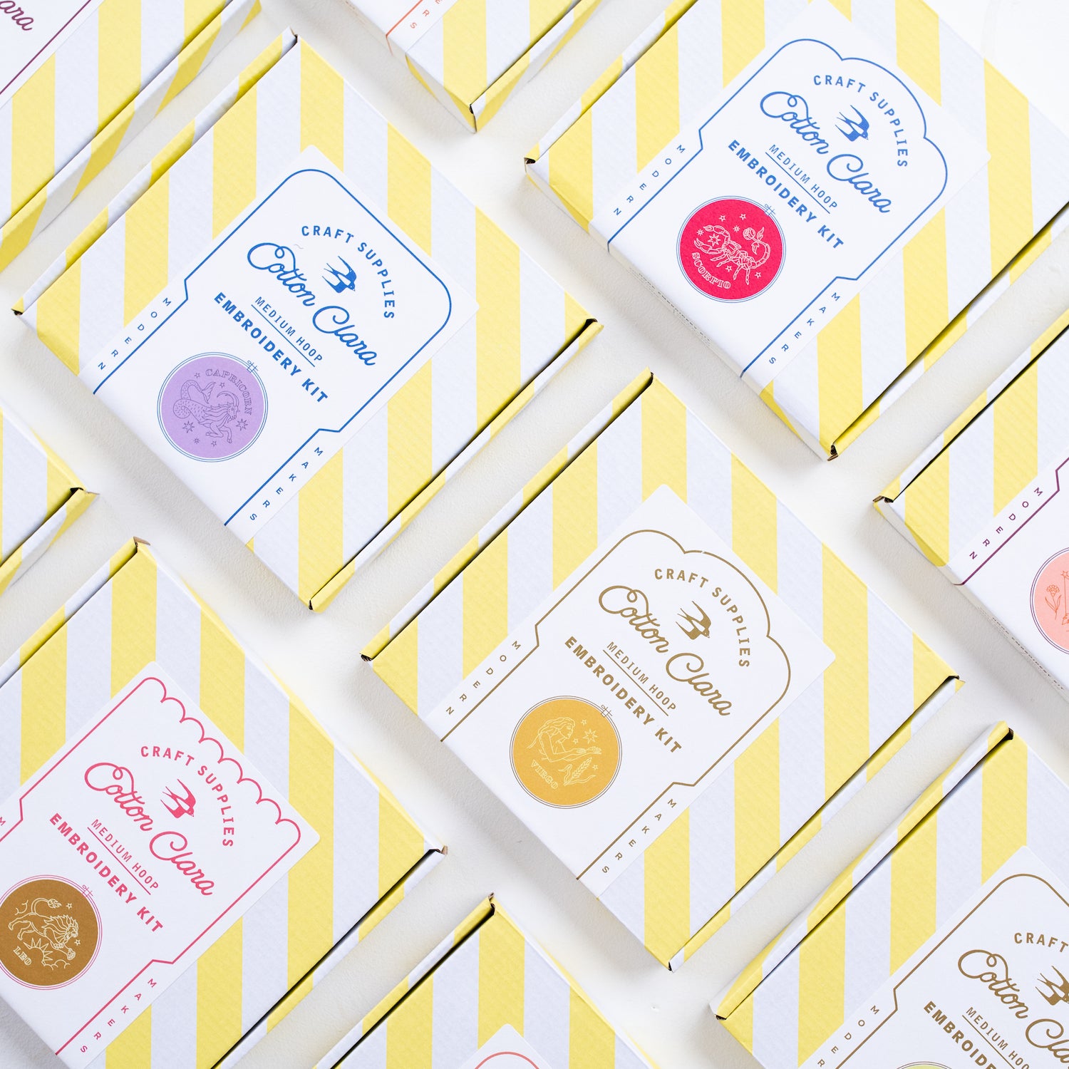 Capricorn Embroidery Hoop Kit