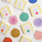 Leo Embroidery Hoop Kit