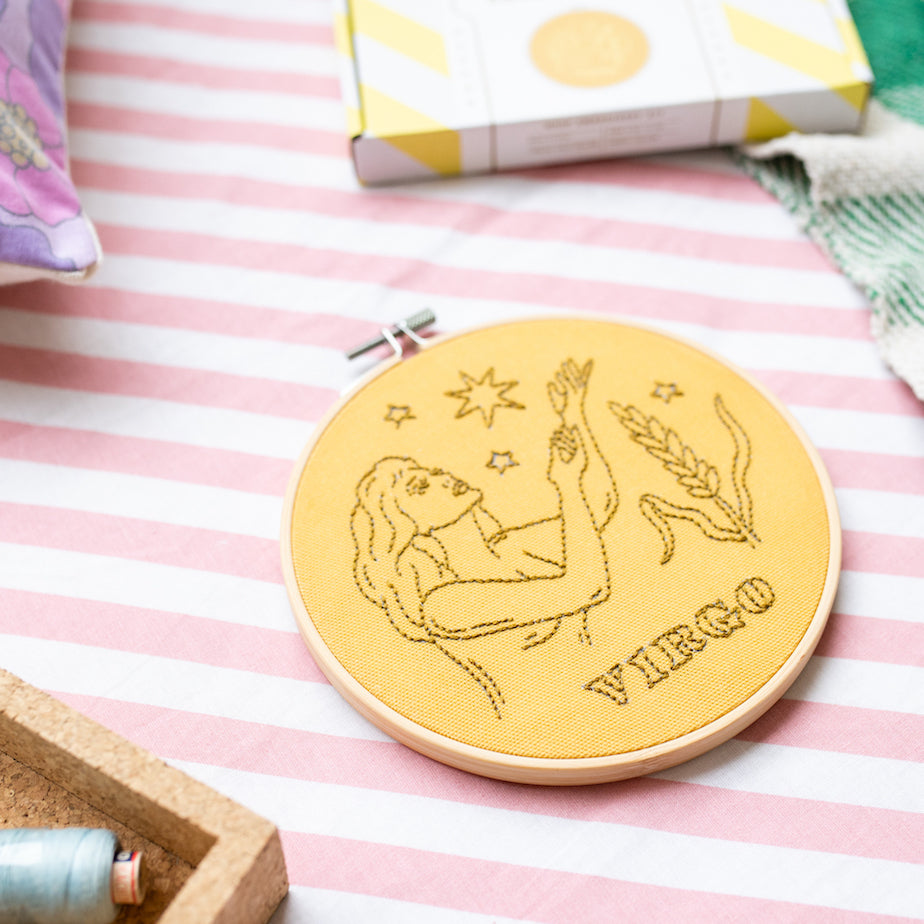 Virgo Embroidery Hoop Kit
