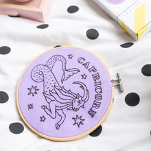 Load image into Gallery viewer, Capricorn Embroidery Hoop Kit