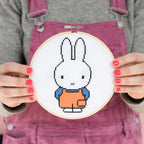 Miffy Dungarees Cross Stitch Hoop Kit