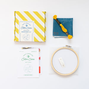 Stronger Together Embroidery Hoop Kit