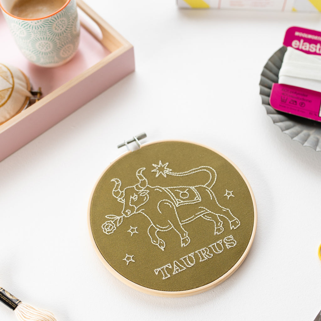 Taurus Embroidery Hoop Kit