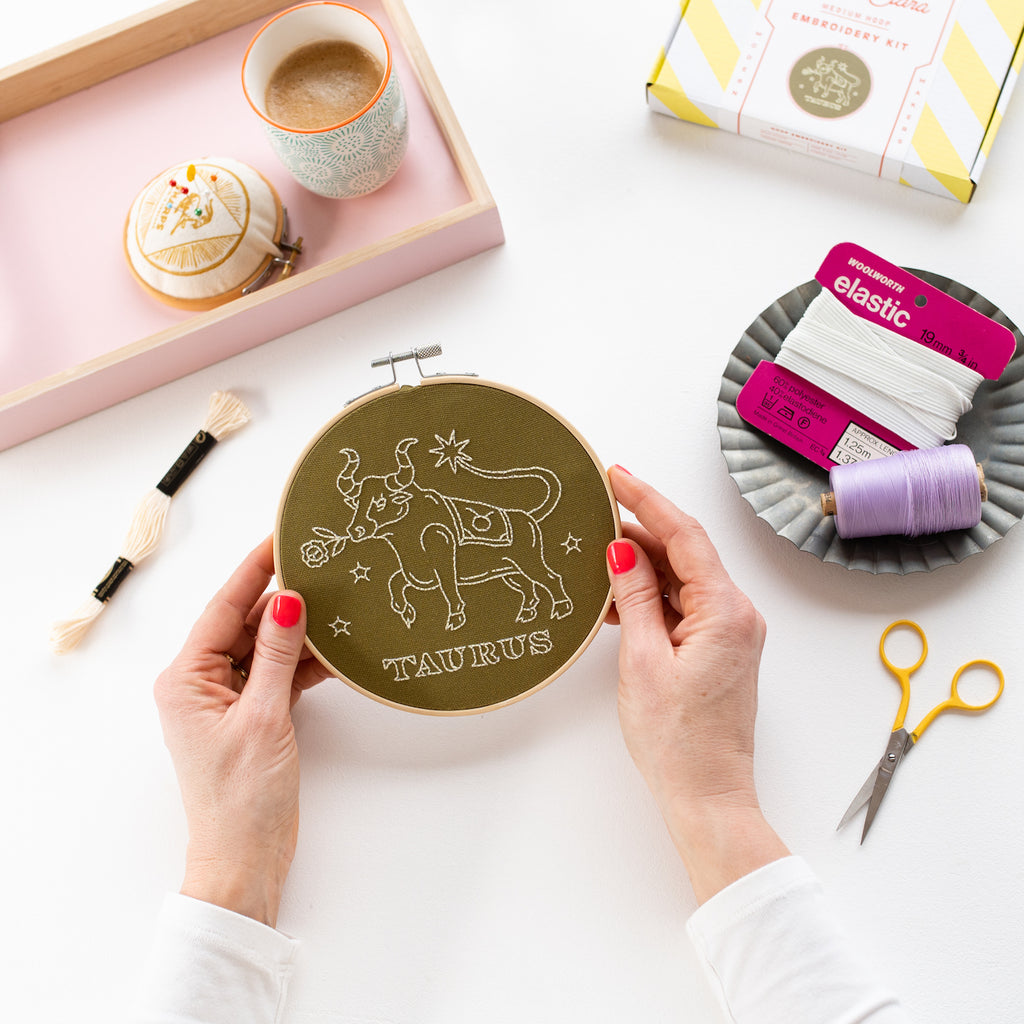 Taurus Embroidery Hoop Kit