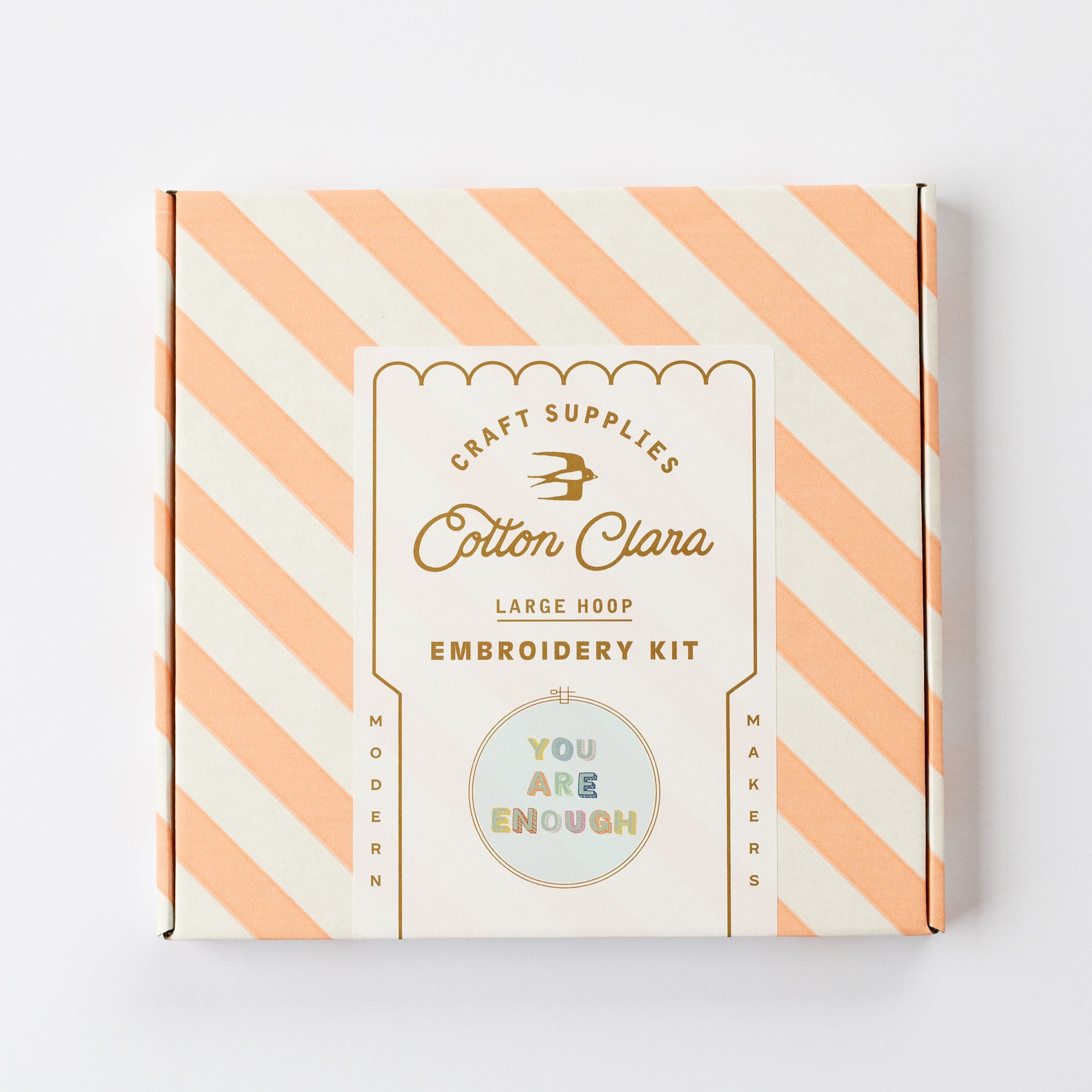 You are Enough Embroidery Hoop Kit