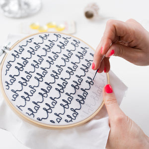 Donna Wilson Blah Hoop Embroidery Kit