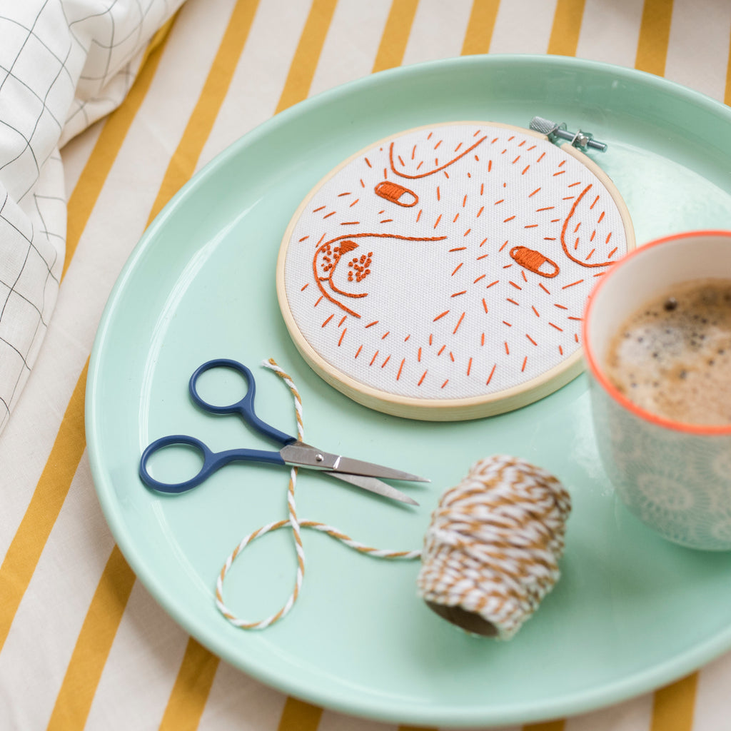 Donna Wilson Scamp The Dog Hoop Embroidery Kit