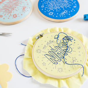 Our Stellar NHS Embroidery Hoop Kit