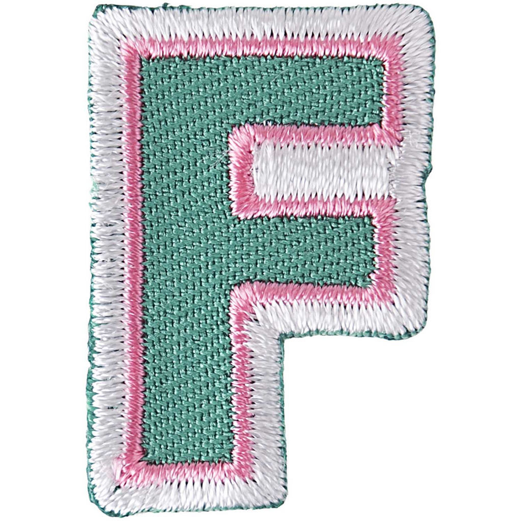 Iron on Alphabet Patches