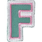 Iron on Alphabet Patches