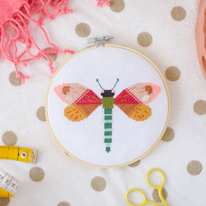 Dragonfly Brie Harrison Cross Stitch Kit