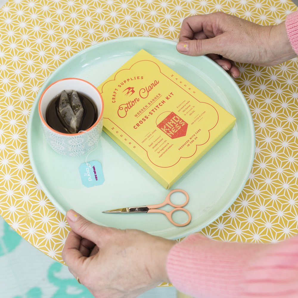 Kindness wooden board embroidery kit