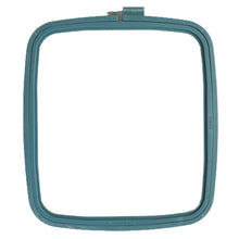 Load image into Gallery viewer, 280 mm Square Plastic Embroidery Hoop - Teal