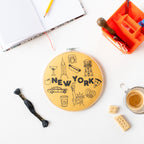 New York x Maptote Embroidery Hoop Kit