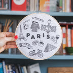 Paris x Maptote Embroidery Hoop Kit