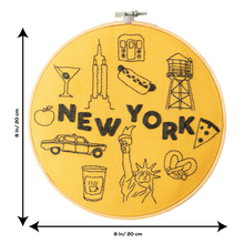 Load image into Gallery viewer, New York x Maptote Embroidery Hoop Kit