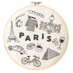Paris x Maptote Embroidery Hoop Kit