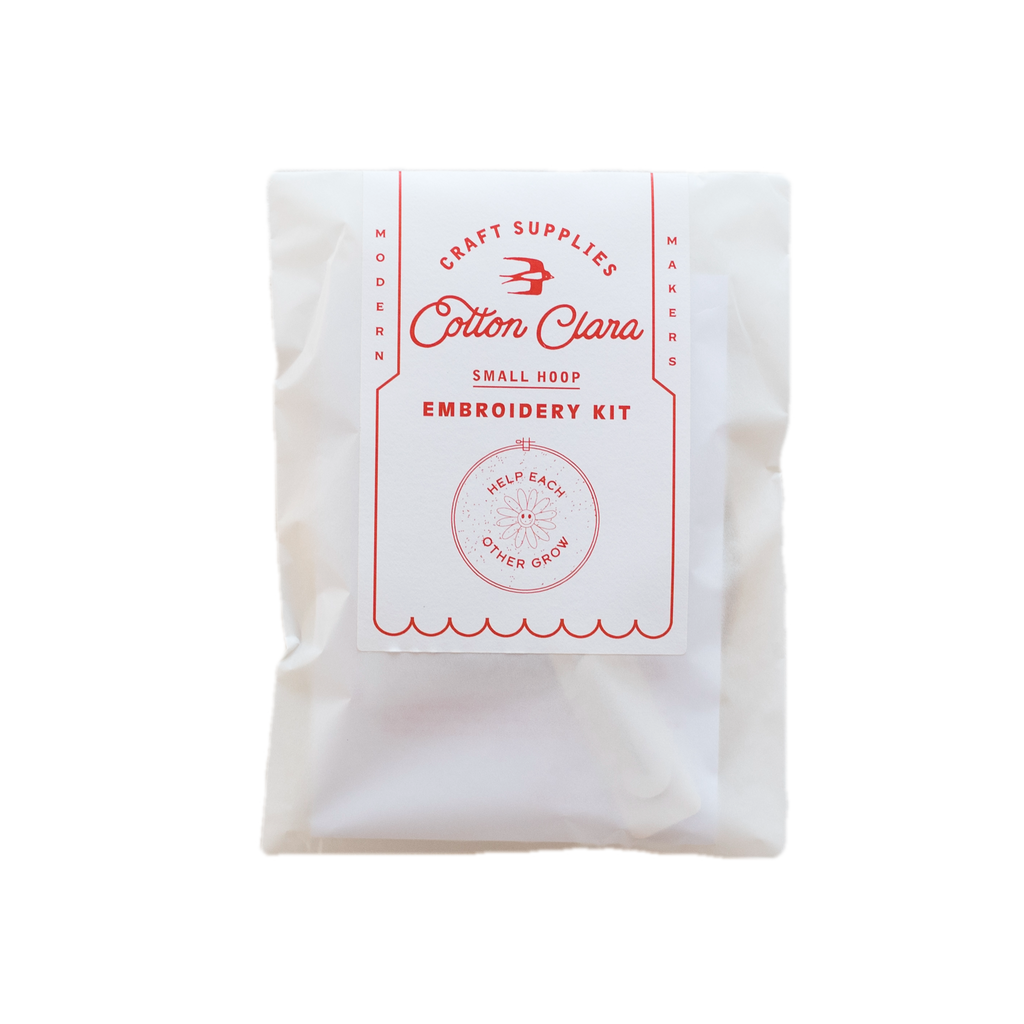 Help Each Other Grow Embroidery Hoop Kit