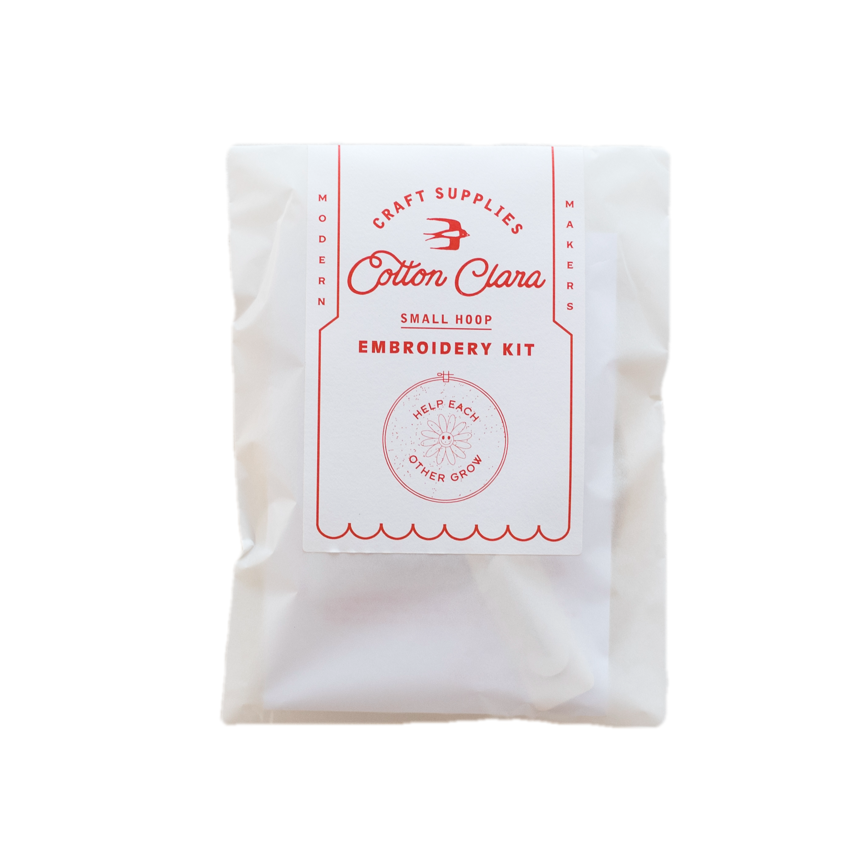 Help Each Other Grow Embroidery Hoop Kit