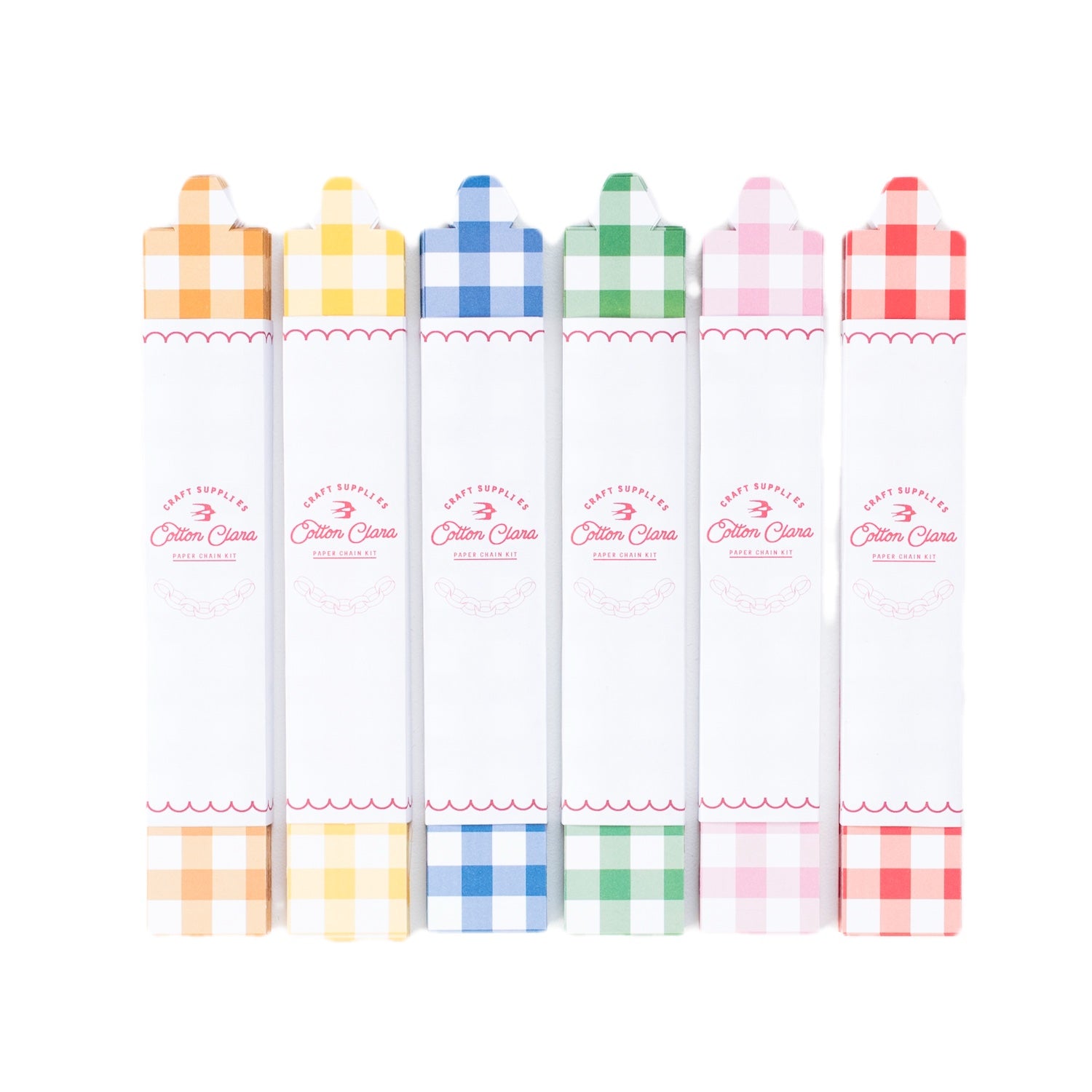 Gingham Paper Chain Kit