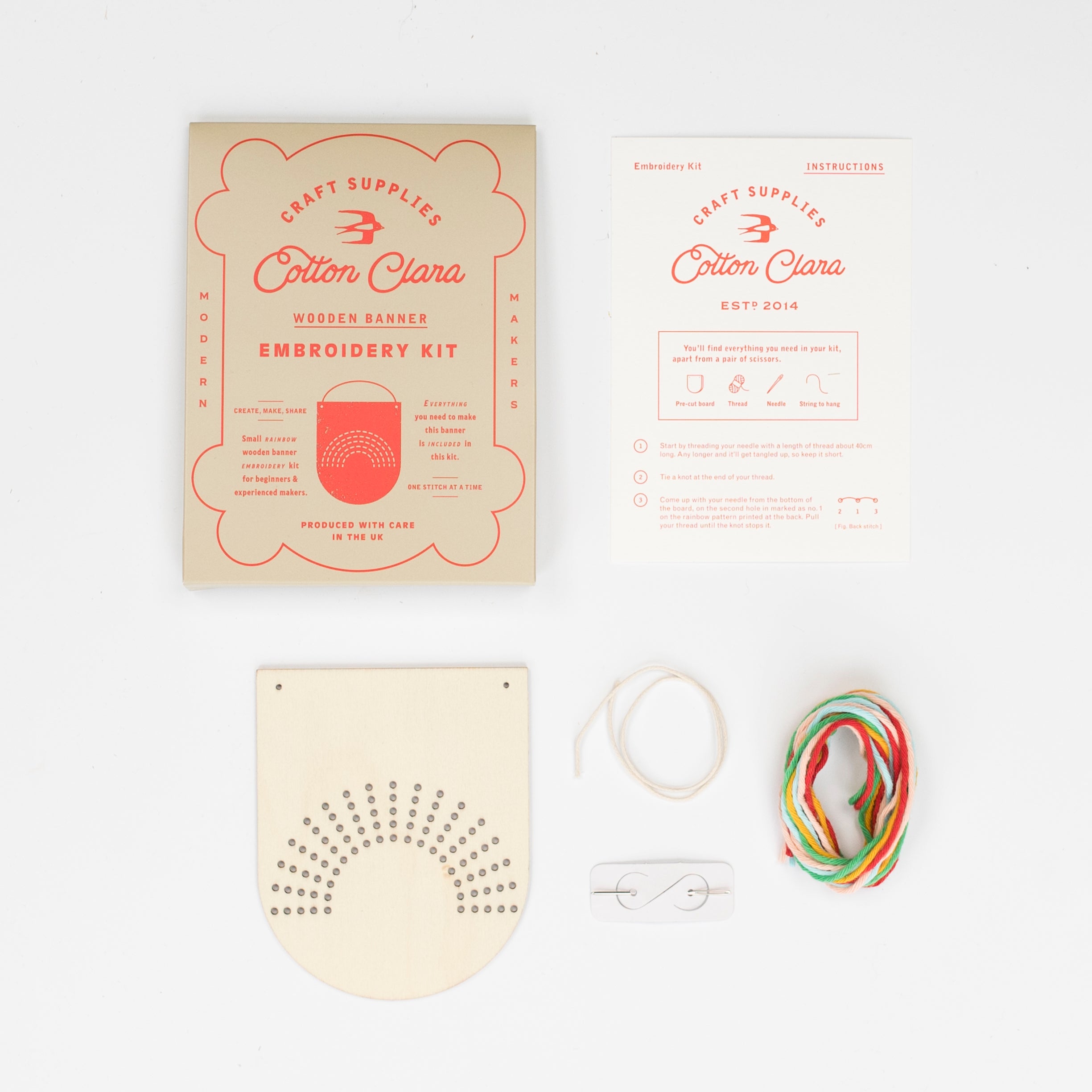 Rainbow Embroidery Board Kit