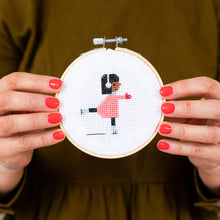Load image into Gallery viewer, Samantha Purdy Figure Skater Cross Stitch Kit