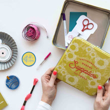 Load image into Gallery viewer, Embroidery Starter Kit Sewing Tin