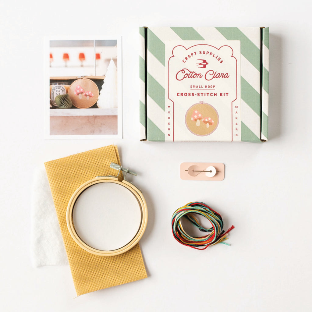 Toadstool Cross Stitch Kit