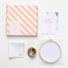 Load image into Gallery viewer, What A Time To Be Alive Elizabeth Olwen Hoop Embroidery Kit