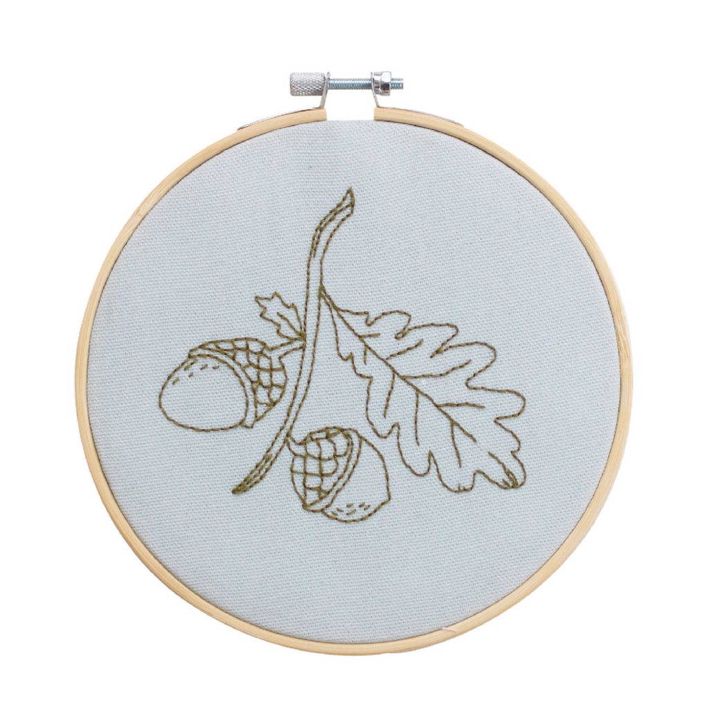 Acorn Hoop Embroidery Kit