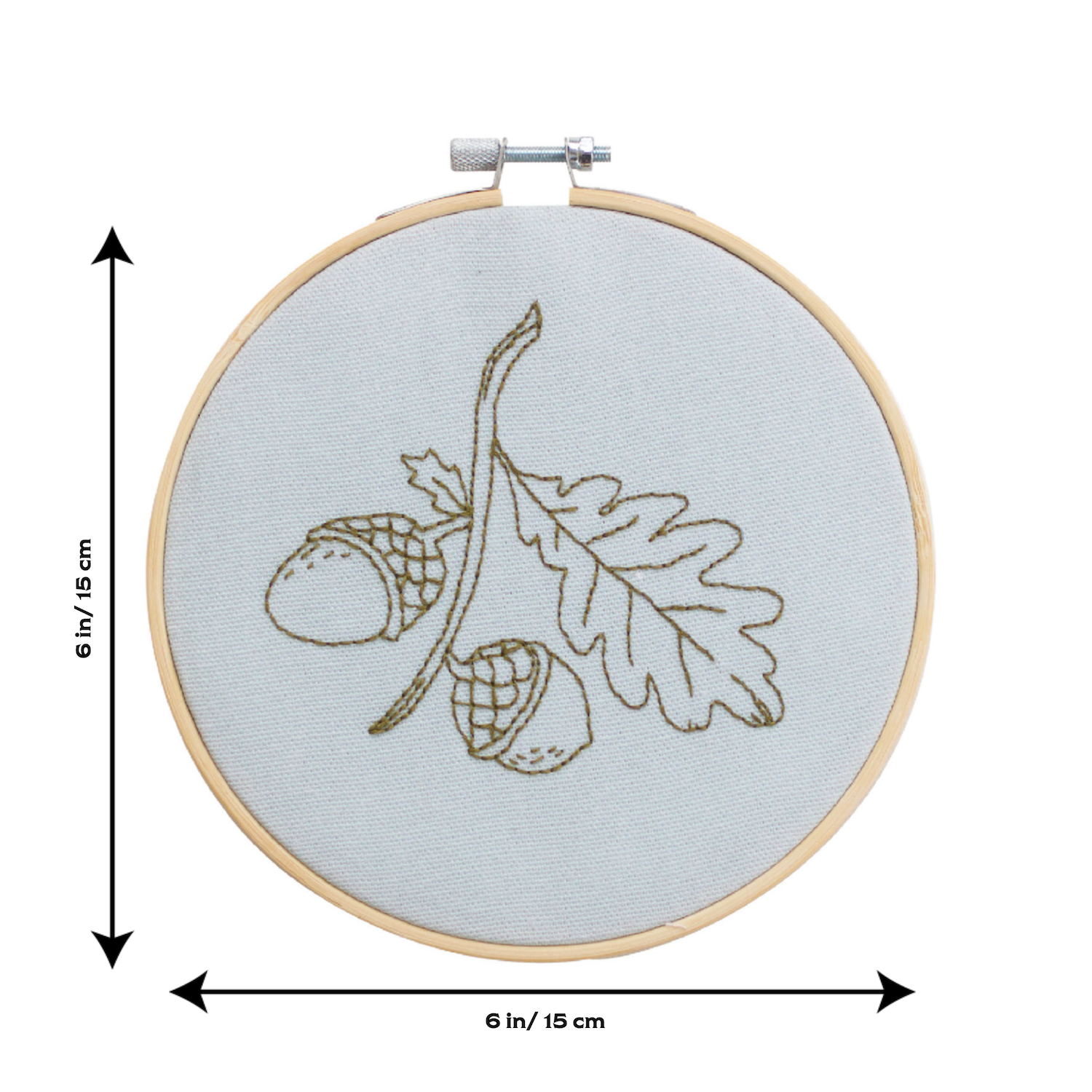 Fungi Embroidery Hoop Kit – Cotton Clara