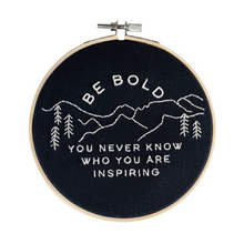 Load image into Gallery viewer, Be Bold Embroidery Hoop Kit