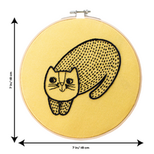 Load image into Gallery viewer, Cat Jane Foster Embroidery Hoop Kit