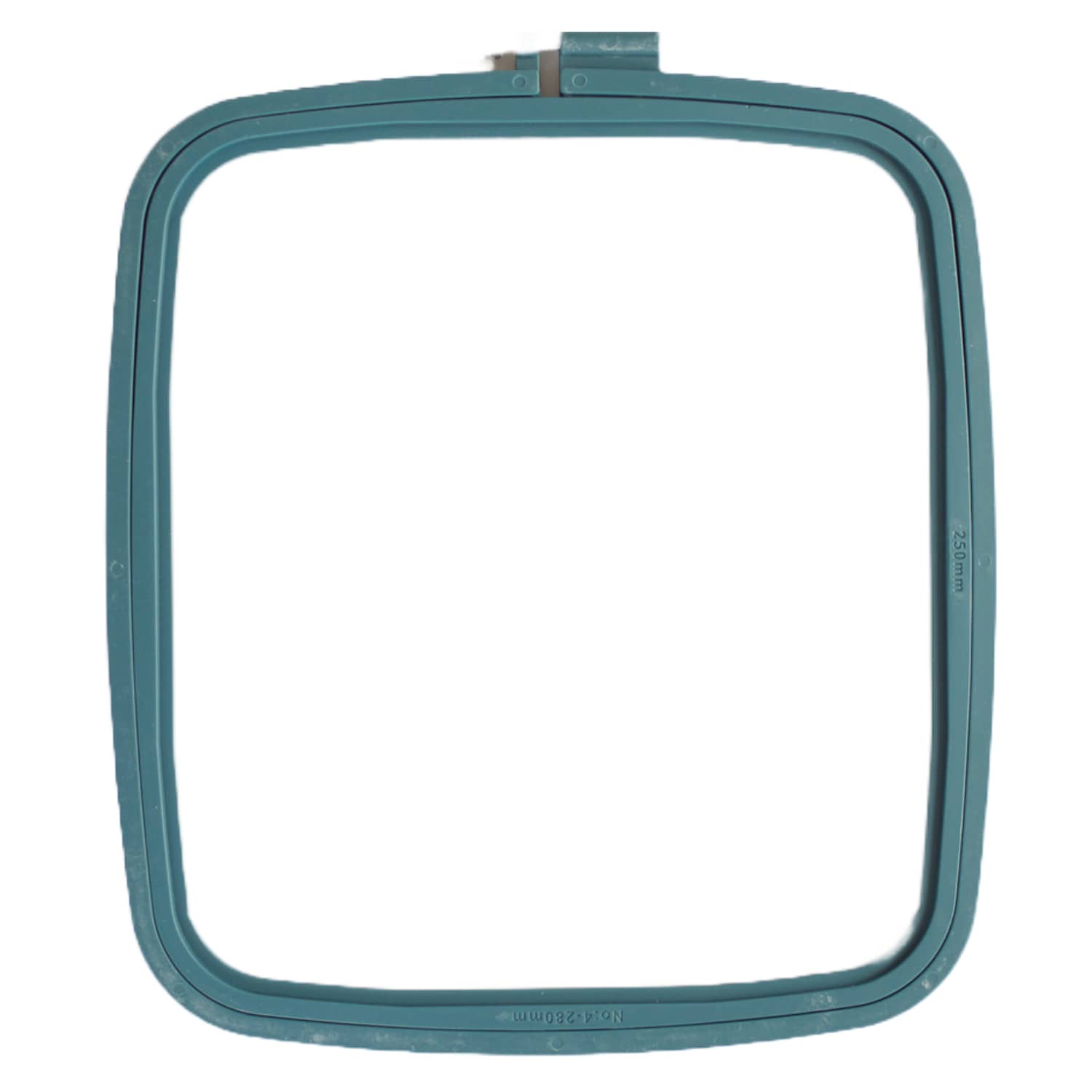 Cotton Clara 280 mm Square Plastic Embroidery Hoop - Teal