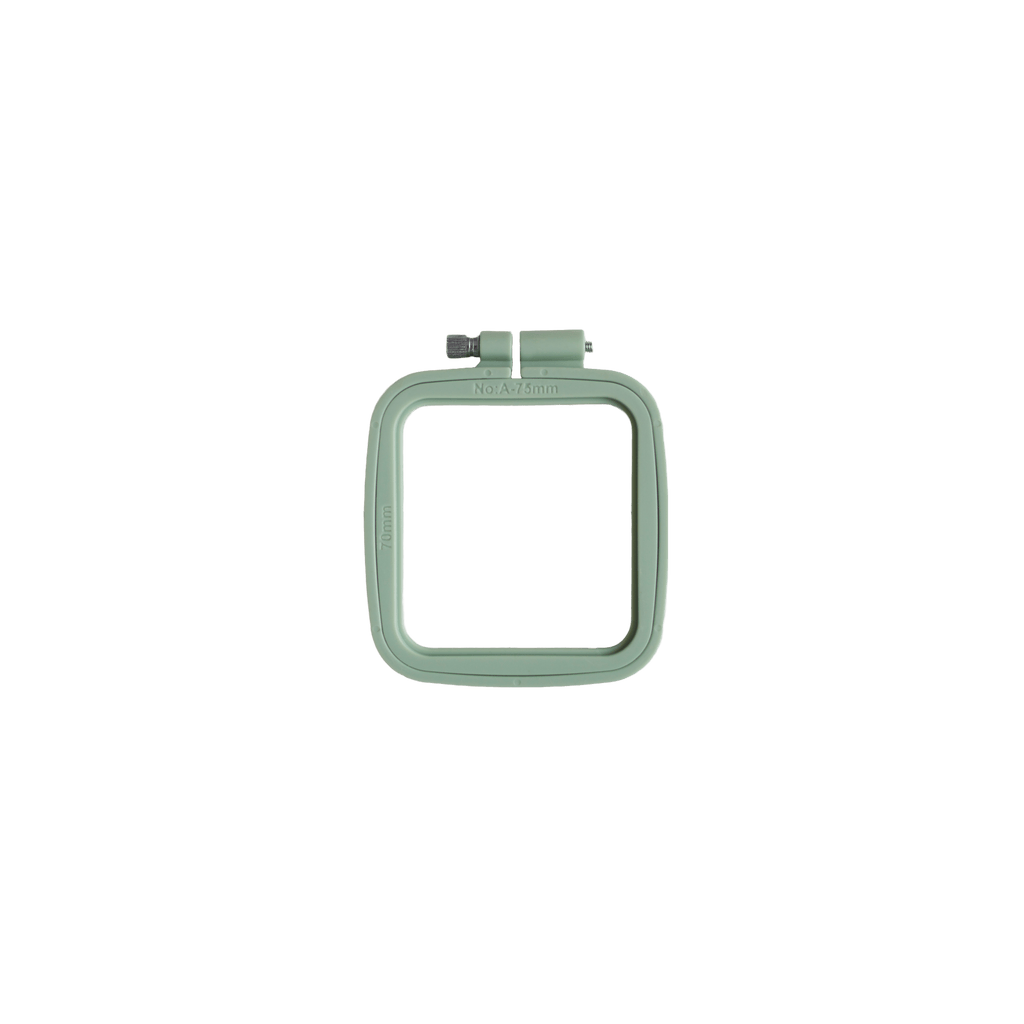 Cotton Clara 75mm Square Plastic Embroidery Hoop