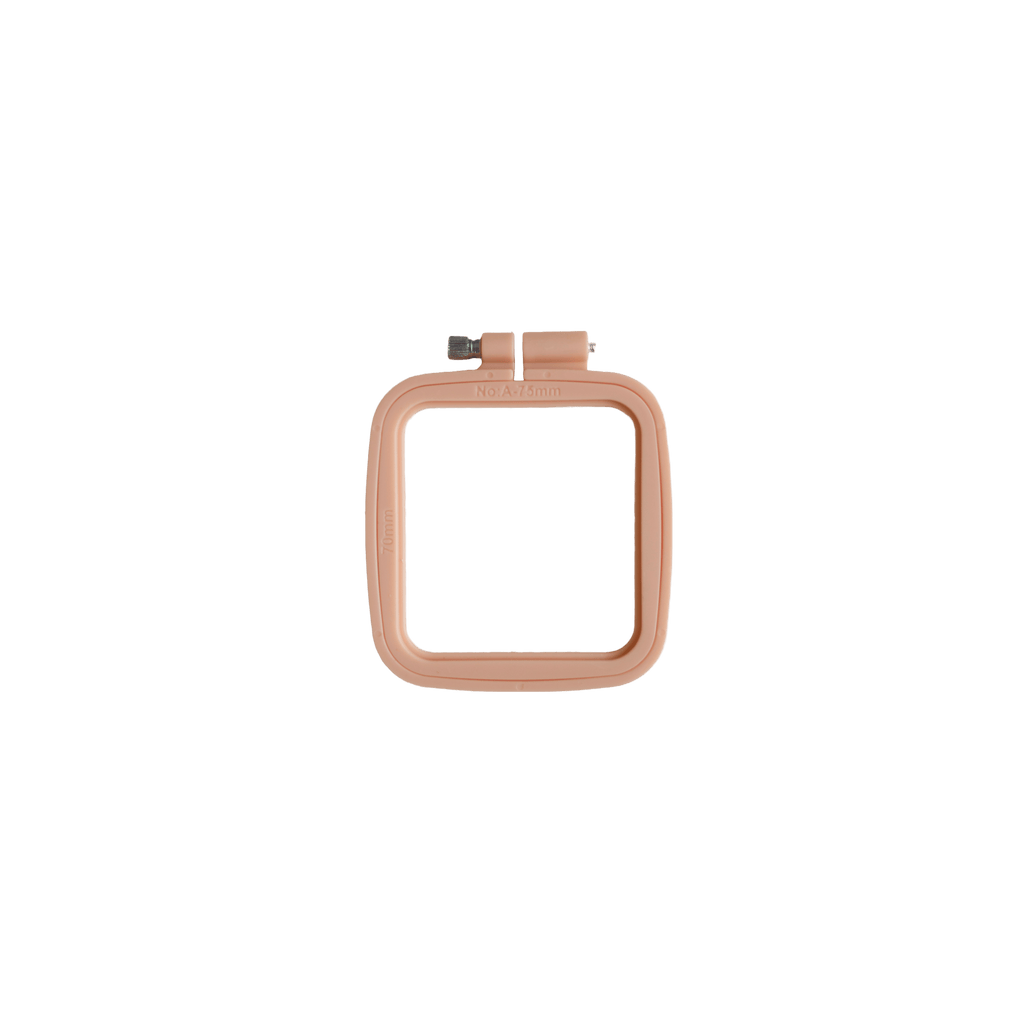 Cotton Clara 75mm Square Plastic Embroidery Hoop
