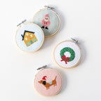 Cotton Clara Christmas Dachshund Cross Stitch Kit