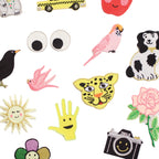 Cotton Clara Craft Supplies Assorted Iron-on Patches