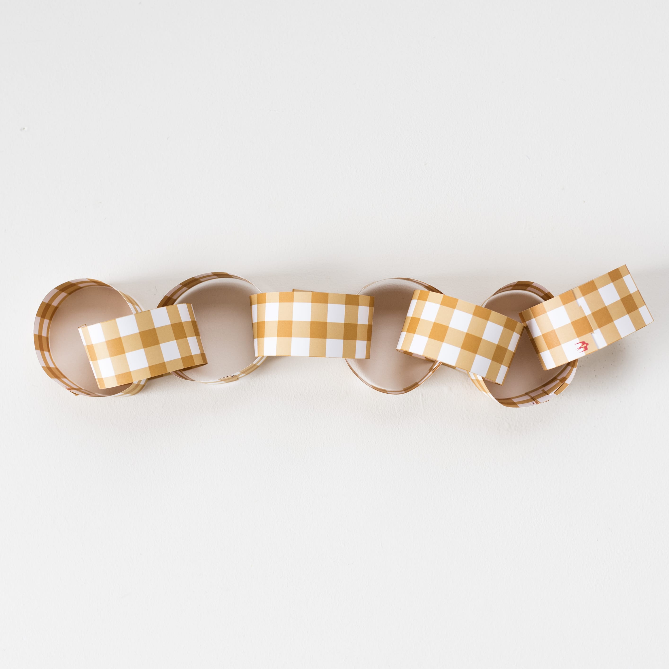 Cotton Clara Craft Supplies Gingham Paper Chain Kit