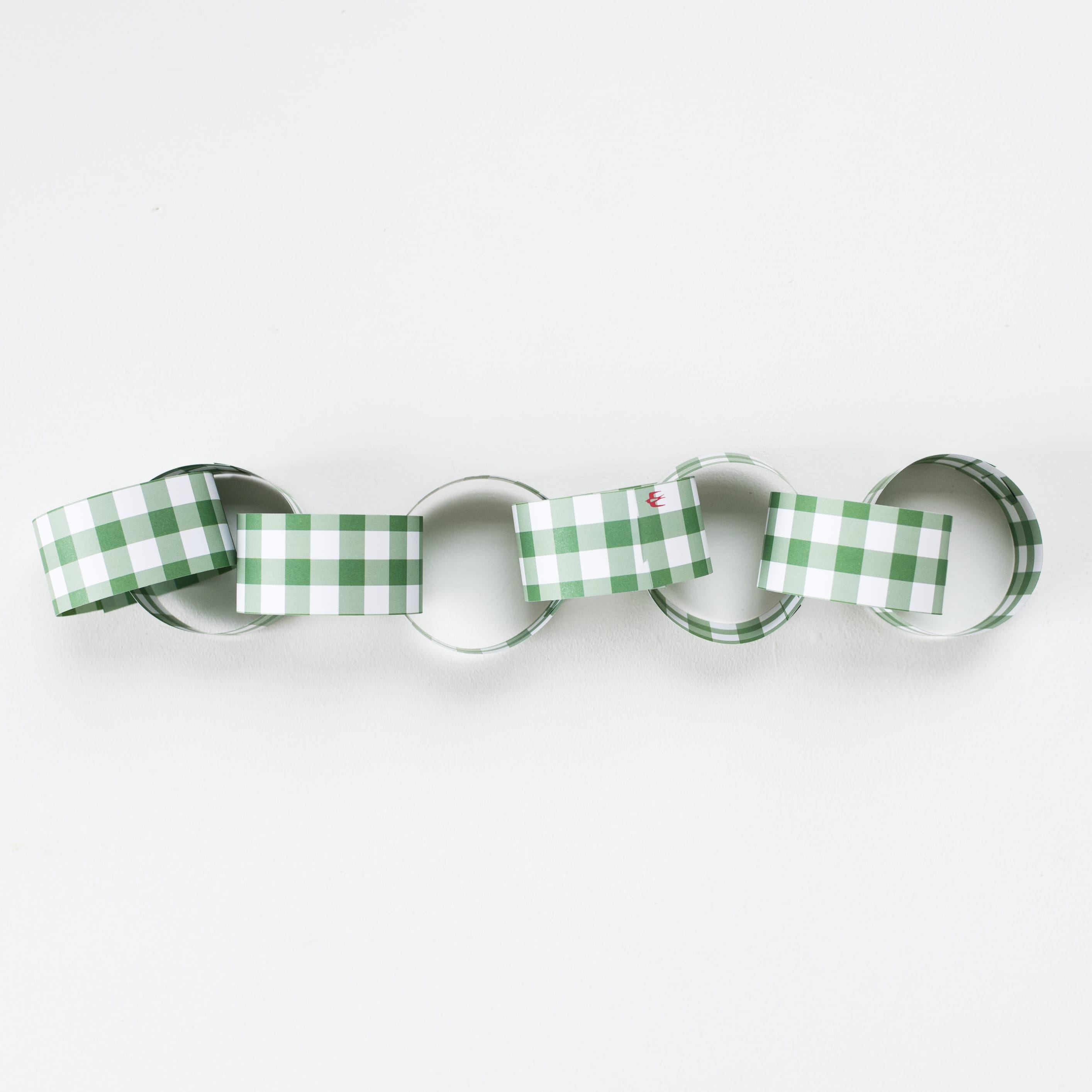 Cotton Clara Craft Supplies Gingham Paper Chain Kit