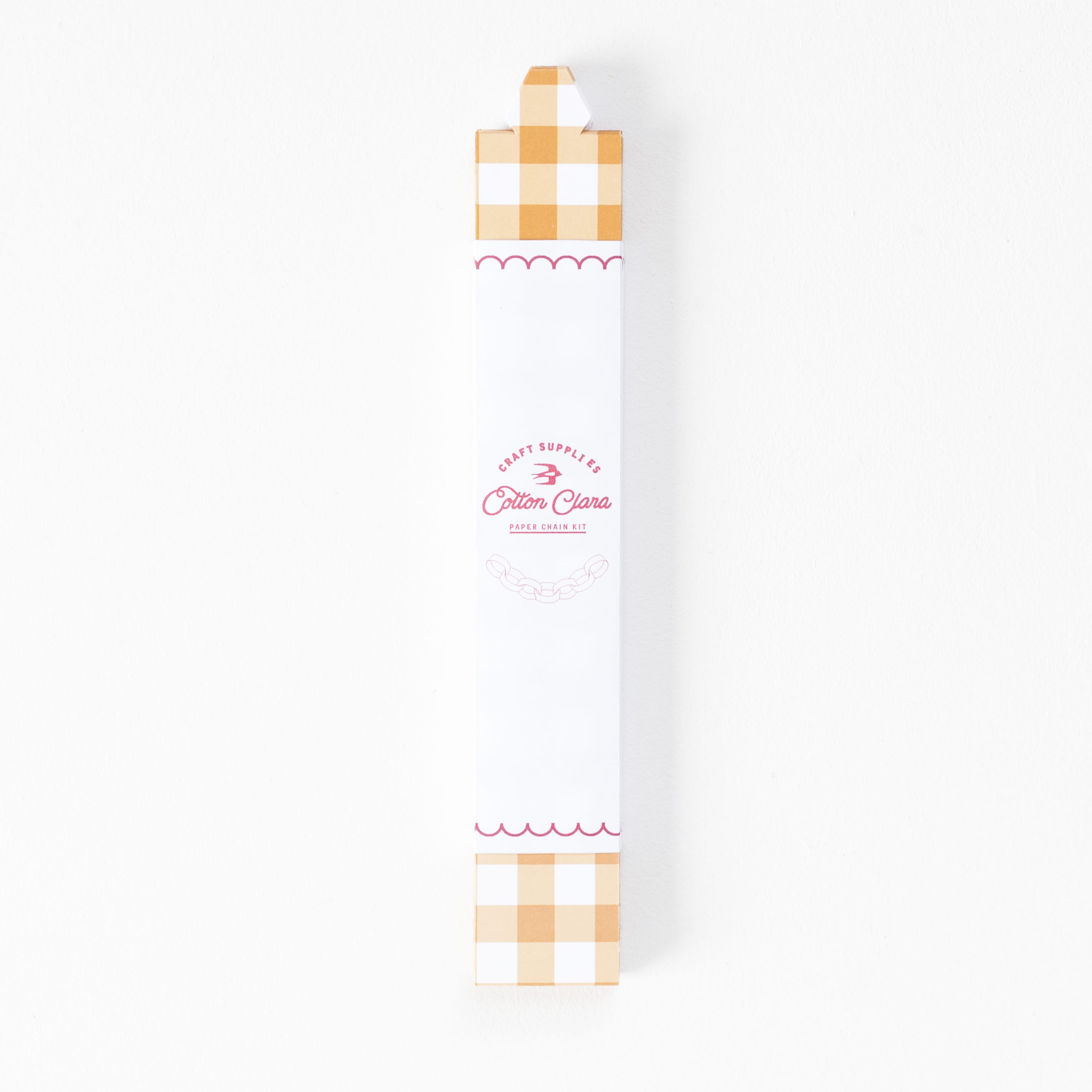 Cotton Clara Craft Supplies Gingham Paper Chain Kit