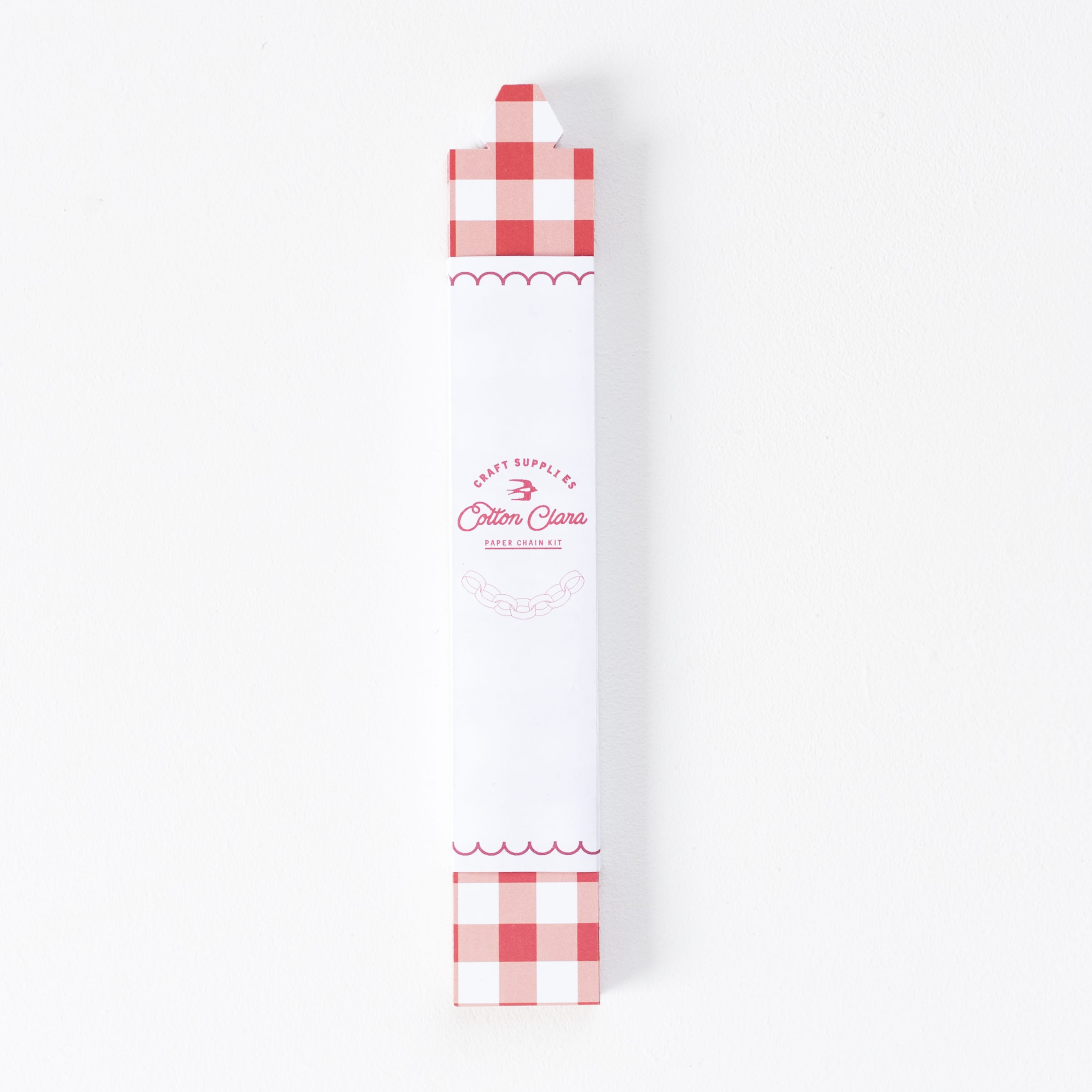 Cotton Clara Craft Supplies Gingham Paper Chain Kit