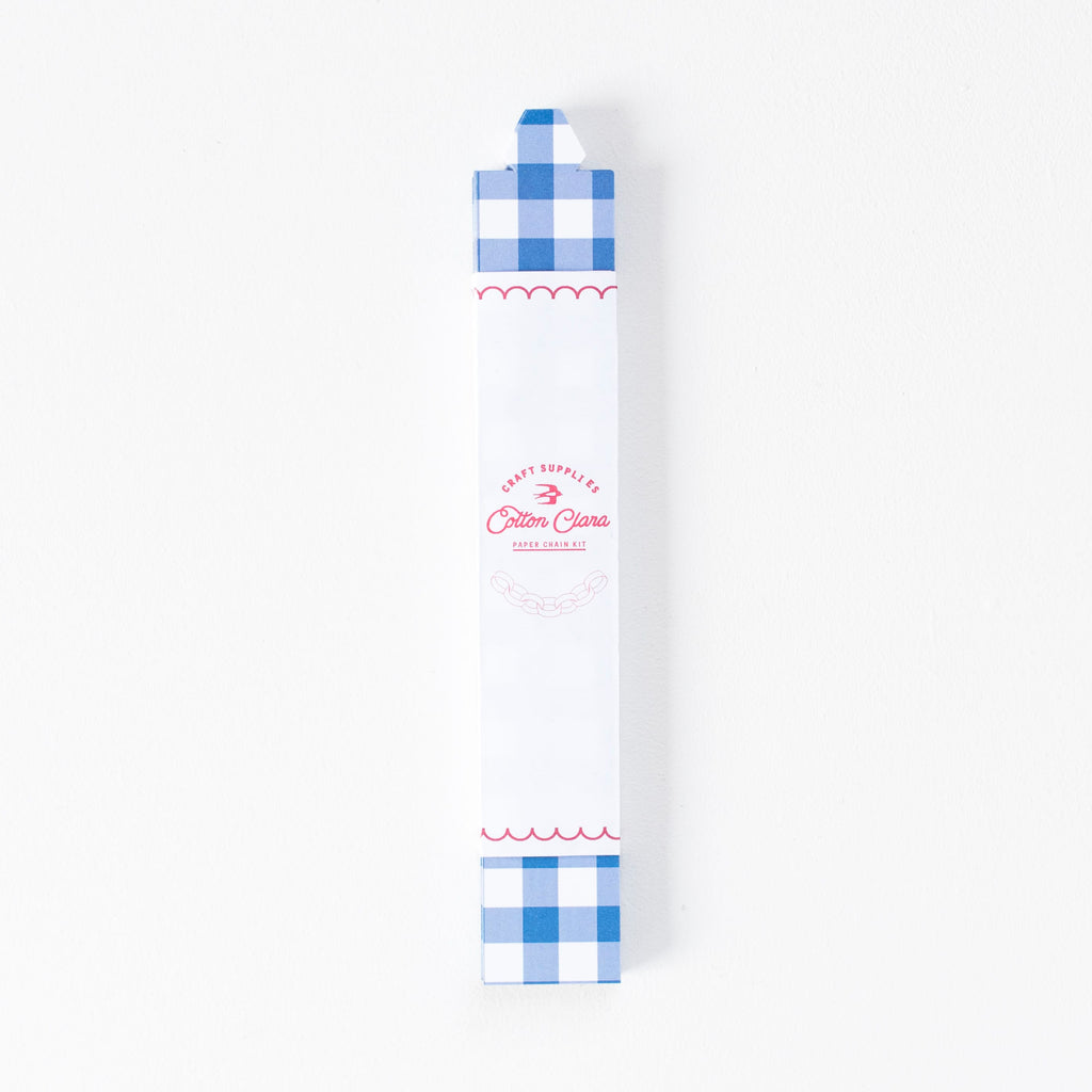Cotton Clara Craft Supplies Gingham Paper Chain Kit