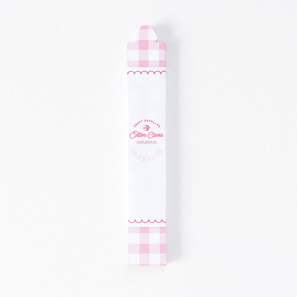 Cotton Clara Craft Supplies Gingham Paper Chain Kit